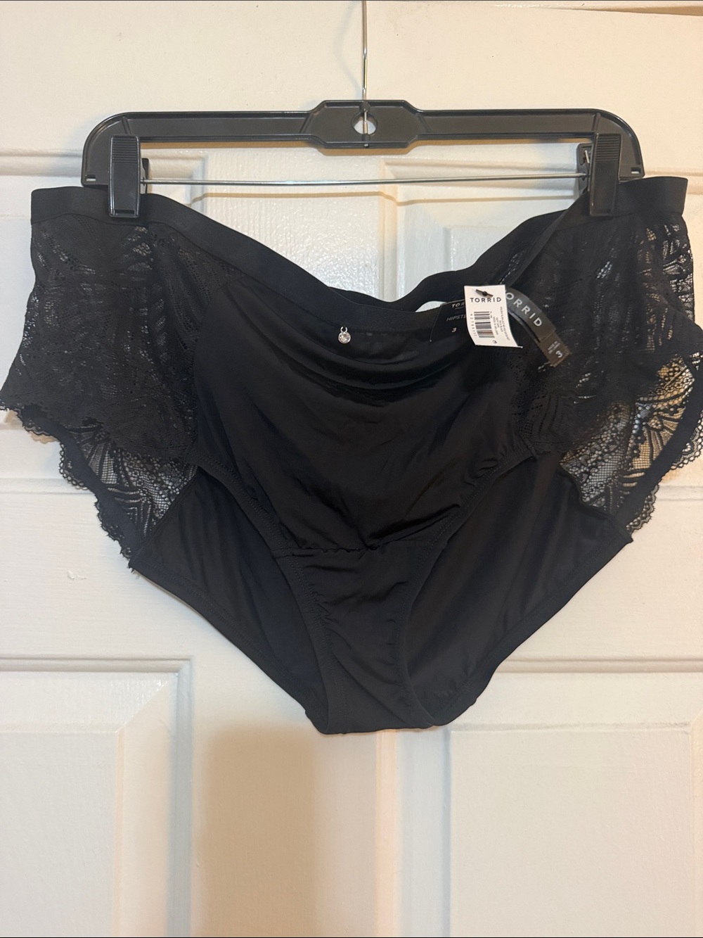 Torrid Black Lace High-Rise Brief